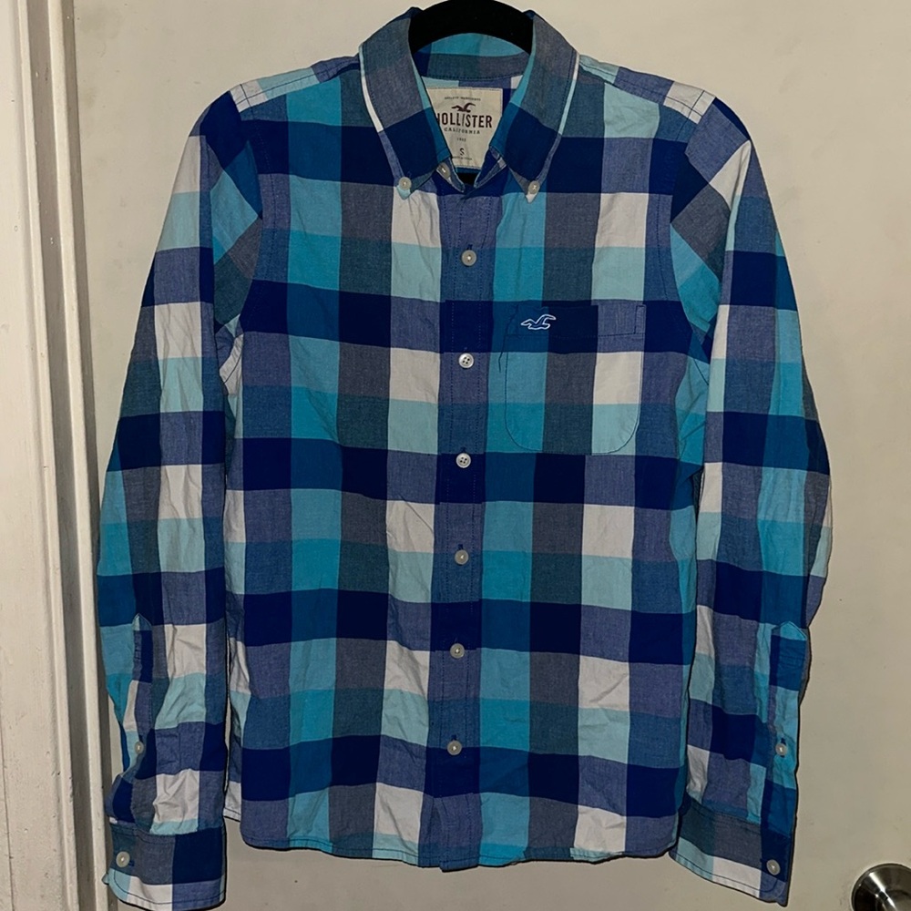Hollister plaid button up